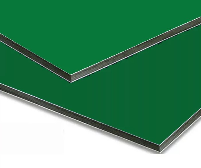 Алюминиевые композитные листы (Рейнобонд, Г4, 3-0,33-1500-4050мм, Зеленый)