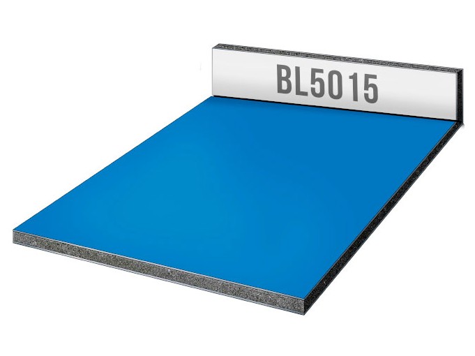 Алюминиевые композитные листы (FORMA, Г4, 3-0,2-1500-4000мм, Небесно-голубой BL 5015)