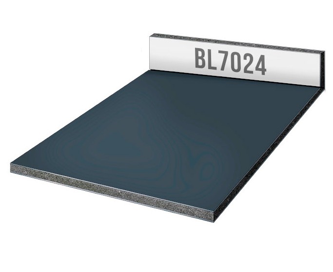 Алюминиевые композитные листы (FORMA, Г4, 3-0,2-1500-4000мм, Графитовый BL 7024)