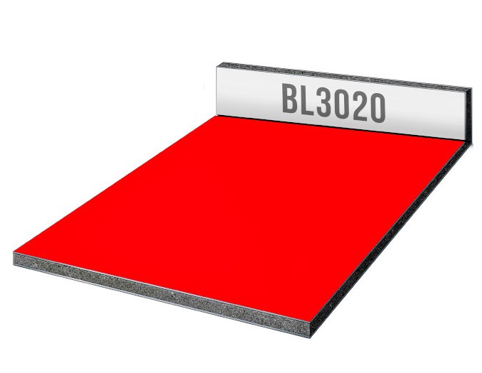 Алюминиевые композитные листы (FORMA, Г4, 3-0,2-1220-4000мм, Красный BL 3020)