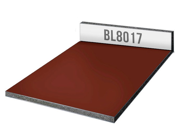 Алюминиевые композитные листы (FORMA, Г4, 3-0,2-1500-4000мм, Шоколад BL 8017)